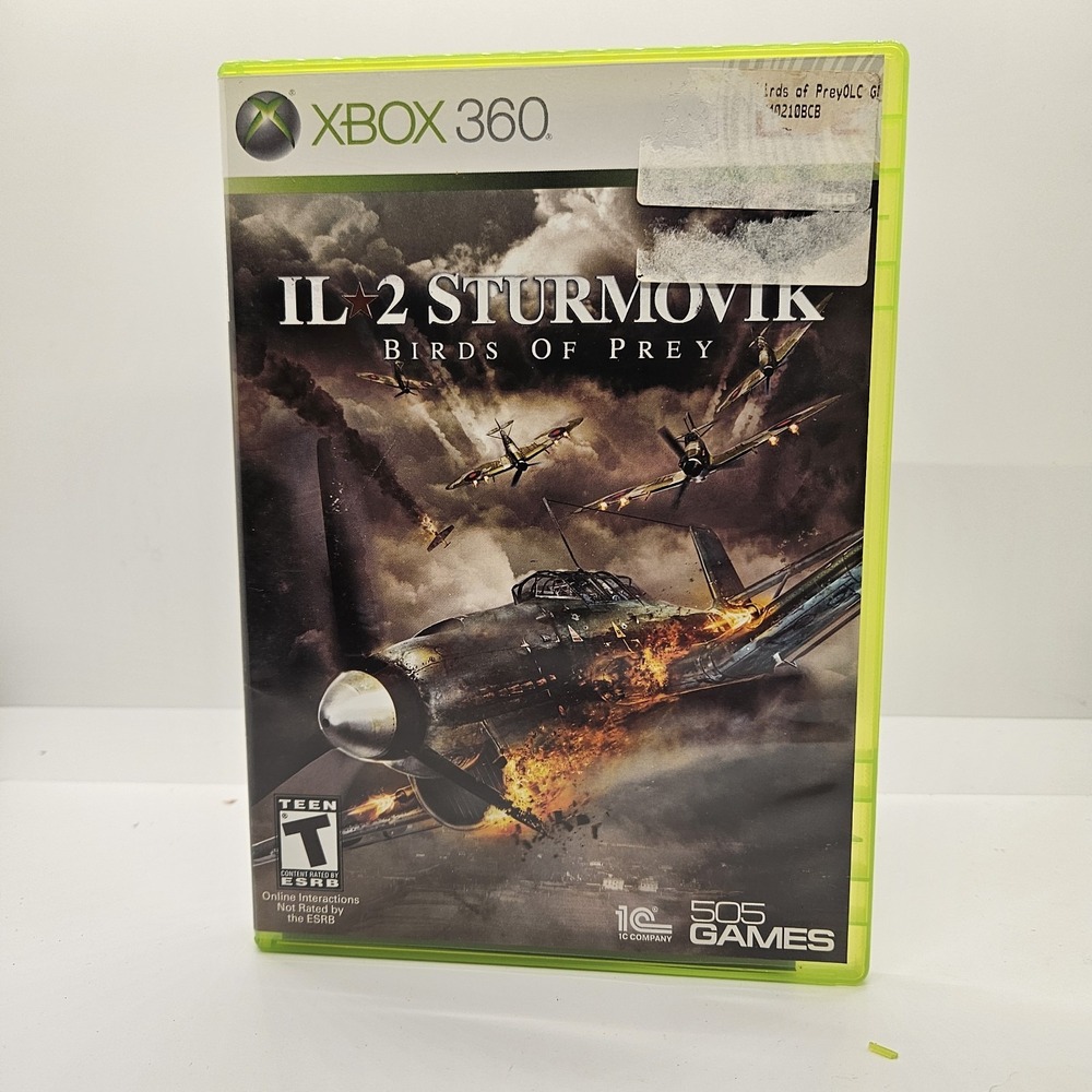 IL-2 Sturmovik Birds of Prey Xbox 360 Complete WWII Flight Combat Game